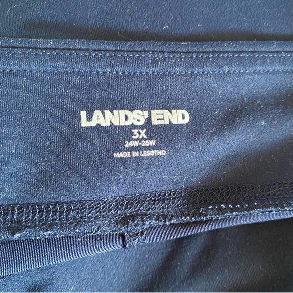Lands End Active Knit Skort Navy Blue Size 3X - Picture 3 of 7
